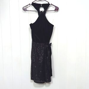 ⭐NWT Sexy Black Little Sequin Dress